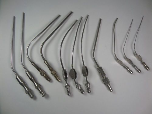 Suction Tube Lot of 11