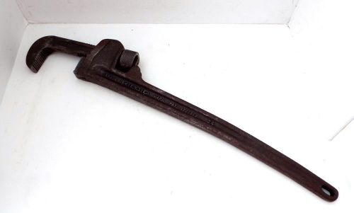 Vintage Ridgid Ridge Tool Co 24&#034; Pipe Wrench