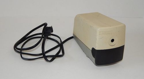 BOSTON Model 19 Beige Electric Pencil Sharpener USA Works Great 296A R9934