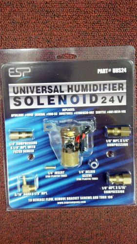 Humidifier, UNIVERSAL HUMIDIFIER WATER VALVE, 24 VOLT STYLE, PART# UHS24