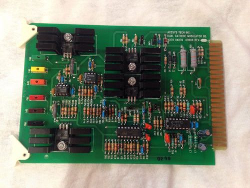 AccSys Tech Inc. Boards, Modules, Power Supply, Arc/grid Monitor 7 Total Boards