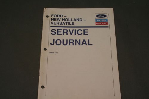 Ford-new holland-versatile service journal issue 1/92 for sale