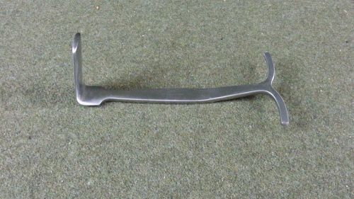 Zsi smillie orthopedic retractor 5-1/2in small curved blade 1.375x0.750in for sale