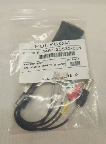 Polycom Display Cable DVI-A (M) to 5 BNC (F) 1ft 2457-23533-001