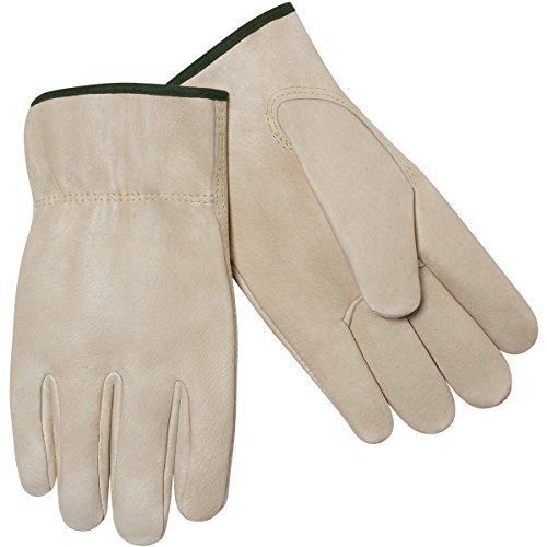 Steiner P242M Drivers Gloves, Economy Grain Pigskin, Unlined, Shirred Wrist,
