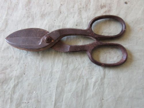 Vintage 7&#034; Metal Shears Unknown Maker Solid Condition! Lot 16-16-0