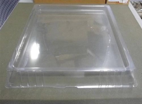 NEW Lot of 10 Parade Anti-Static 18&#034; x 15&#034; x 3&#034; Clear Plastic Top Tray