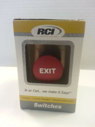 RCI 908-MOx32D-RED Exit Button