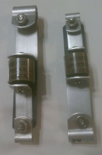 RF capacitor 62pF 7.5KV HV HEC HT50 door knob and 2 wire bracket 24 mca