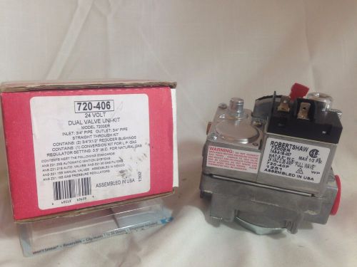 Robertshaw 720-406 gas valve, fast opening, 150, 000 btuh for sale