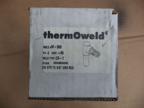 Thermoweld M-506 Exothermic Mold 2/0 STR to 5/8&#034; GRD ROD NEW