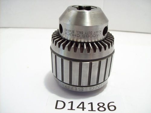 JACOBS 14N 1/2&#034; SUPER BALL BEARING DRILL CHUCK JT3 GREAT CONDITION  D14186