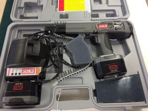 Senco DuraSpin DS275 Cordless 18V Auto-Feed Collated Screw Driver 18 Volt  Used