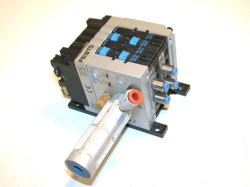 Festo 24vdc terminal solenoid bank assembly cpv10-asi-4e4a-z m8 for sale