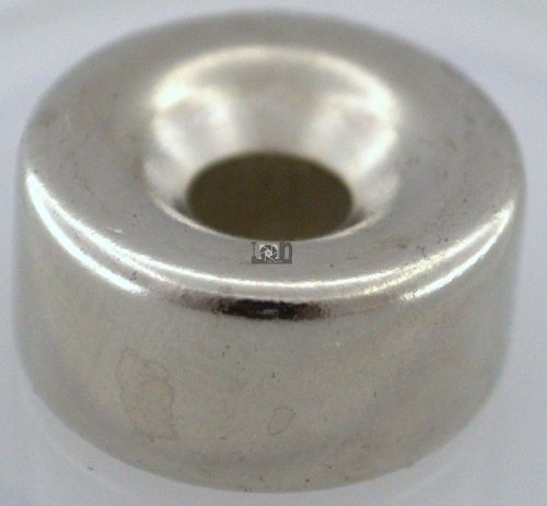 2pc Rare Earth Magnets Neodymium 20mm OD x 10 with 1/4&#034; Hole