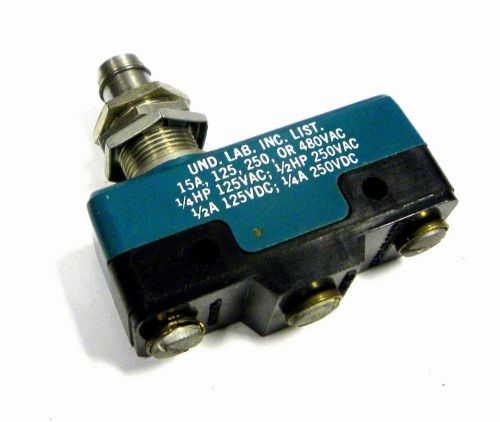 Underwriters lab inc. limit switch 15 amp 125, 250, or 480 vac for sale