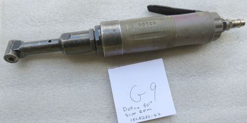 G9- dotco pneumatic air drill 3100 rpm 90 degree angle 1/4&#034; thread head aircraft for sale