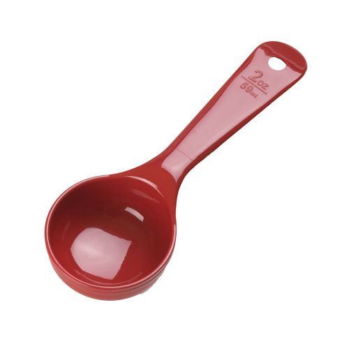 Carlisle 492405 measure miser 2 oz. red portion control spoon for sale