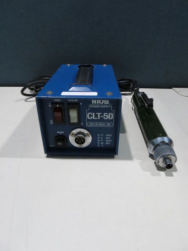 Hios cl-4500 torque power screwdriver w/ hios clt-50 power supply for sale