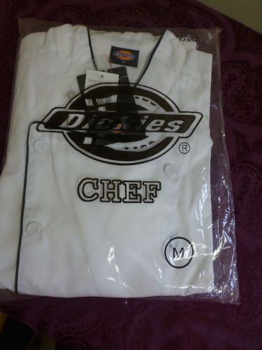 Dickies Chef Coat Jacket Bruno Executive Chef coat New in Package Size Medium