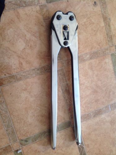 uline 1/2&#034;  steel strapping  banding sealer crimper crimping tool