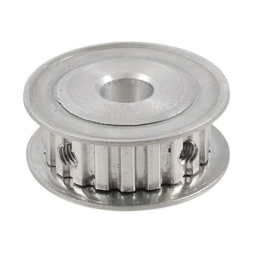 Synchronous 11mm width groove belt 20 teeth timing pulley silver tone for sale