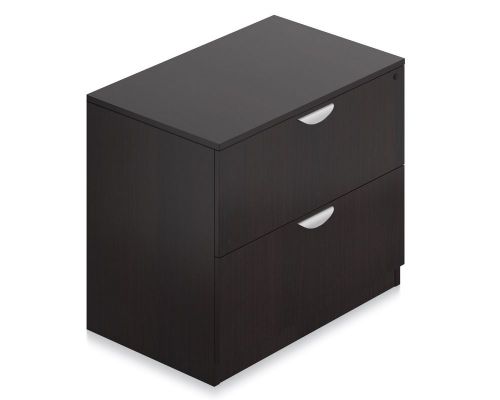 Offices to Go 2 Drawer Lateral File in American Espresso Laminate SL3622LF-AEL