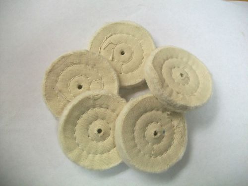 2-1/2&#034; Buffing Wheel for use with Dremel &amp; Rotory Style Tools -- Lot of 5