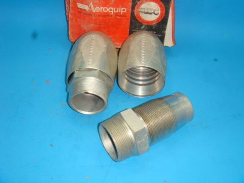 New aeroquip 4722-32-32s, male pipe,  skive style reusable fittings, nib for sale