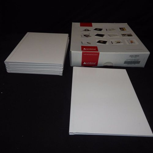 f367) 9 New Unibind SteelBook heatseal Binding hard Covers, 3mm spine,
