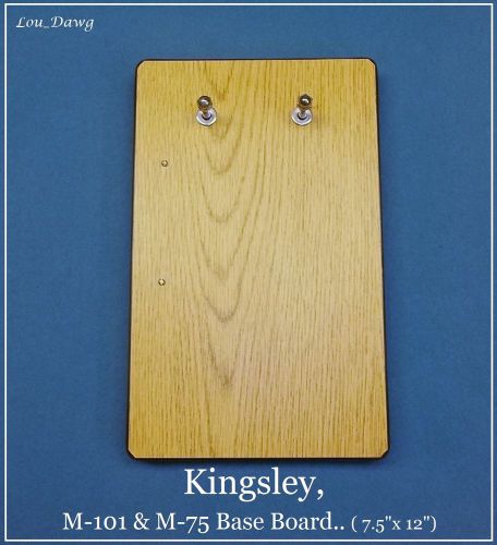 Kingsley Machine ( Base-Board for M-101 &amp; M-75 ) Hot Foil Stamping Machine
