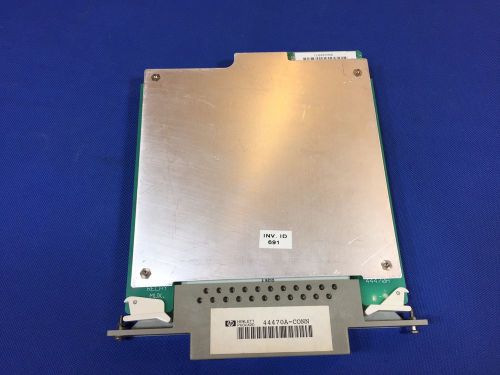 HP / Agilent 44470A 10 Channel Multiplexer w/ Terminal Block Card, Tested.