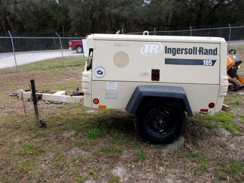 2005 Ingersoll Rand P185 Portable Diesel Air Compressor 185 CFM Only 196 HOURS