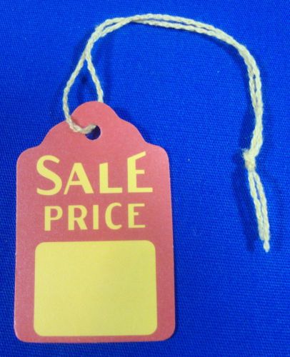 200 Qty. Sale Price Strung Merchandise Tags #5 Retail Store Supplies