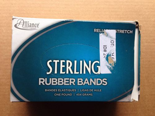 Alliance sterling ergonomically correct rubber bands, size#117b, 7” x 1/8”, 250 for sale