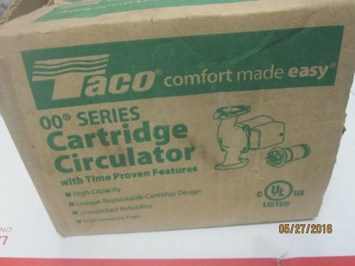 Taco 007-F7 Cast Iron Cartridge Circulator Pump 1/25 HP Outdoor Wood Boiler