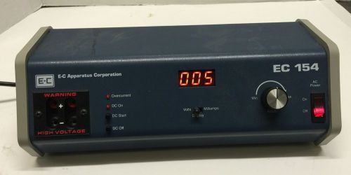 E-C Apparatus EC 154 Electrophoresis Power Supply DC Output