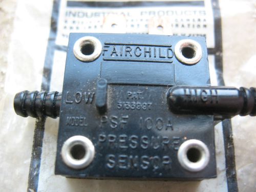 Fairchild controls psf100a pressure sensor switch for sale