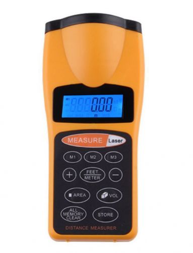 Digital Laser Distance Rangefinder Meter Measurer Tool, Handheld LCD Display