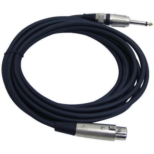 Pyle Pro PPMJL15 Microphone Cable XLR .25&#034; Male To Female 15&#039;