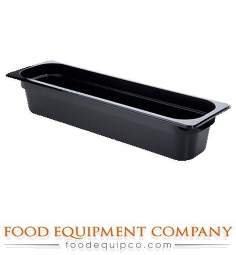 Cambro 24LPHP110 H-Pan™ 1/2-size 4&#034;D black  - Case of 6