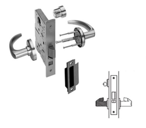 Stanley / best 45h7d3h630lhrb storeroom mortise lever lock stainless steel for sale