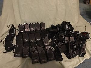 Big Lot Of Motorola Monitor IV And III pagers And Chargers (UNTESTED).