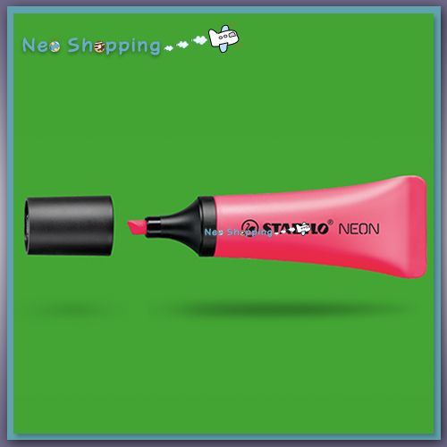 Stabilo Neon Tube Highlighter - Neon Pink color -