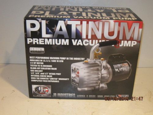 Jb dv-200n 7 cfm platinum vacuum pump, free shipping, brand new in sealed box!! for sale