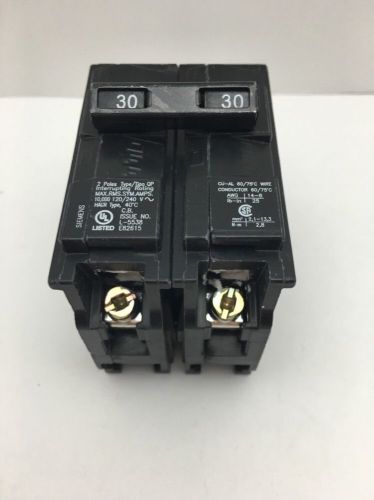 Siemens Q230 30-Amp 2 Pole 240-Volt Circuit Breaker
