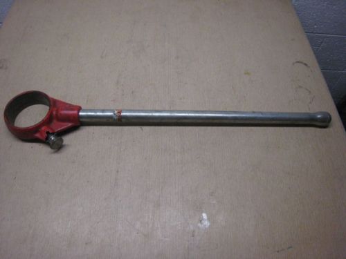 RIDGID 12-R PIPE THREADER RATCHET HEAD WITH HANDLE USED FREE SHIPPING