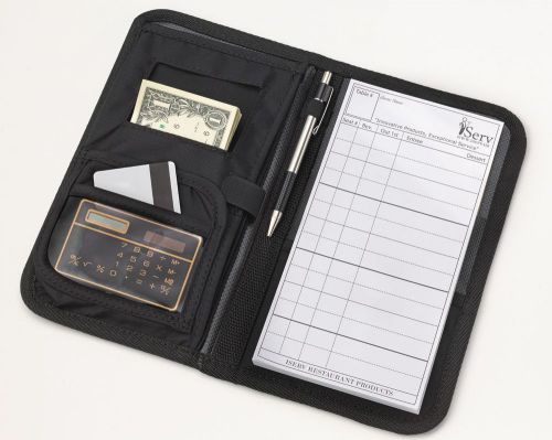 Deluxe package Waitstaff Organizer Server book/Wallet with FREE Calc.&amp; Order pad