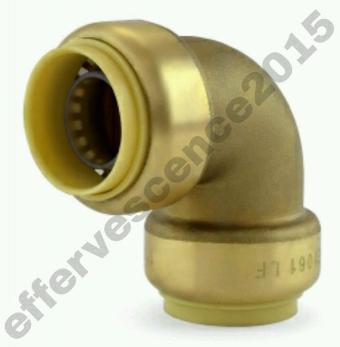 3/4&#034; Sharkbite Style (Push-Fit) Push to Connect Lead-Free Brass Elbow