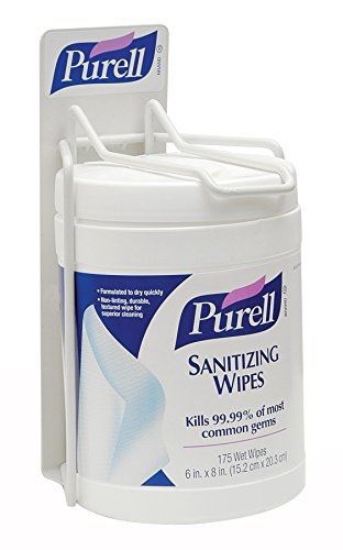 Purell 9001-01 Sanitizing Wipe Bracket, Single Canister